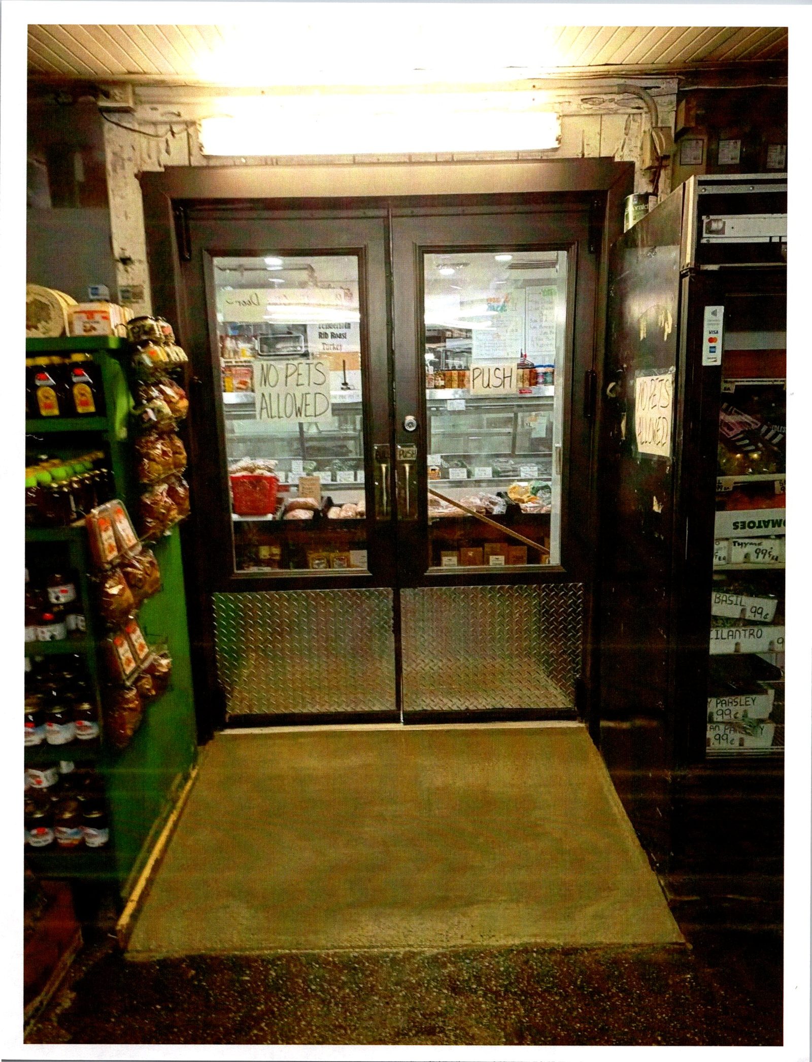 Steve's Produce — after door installation