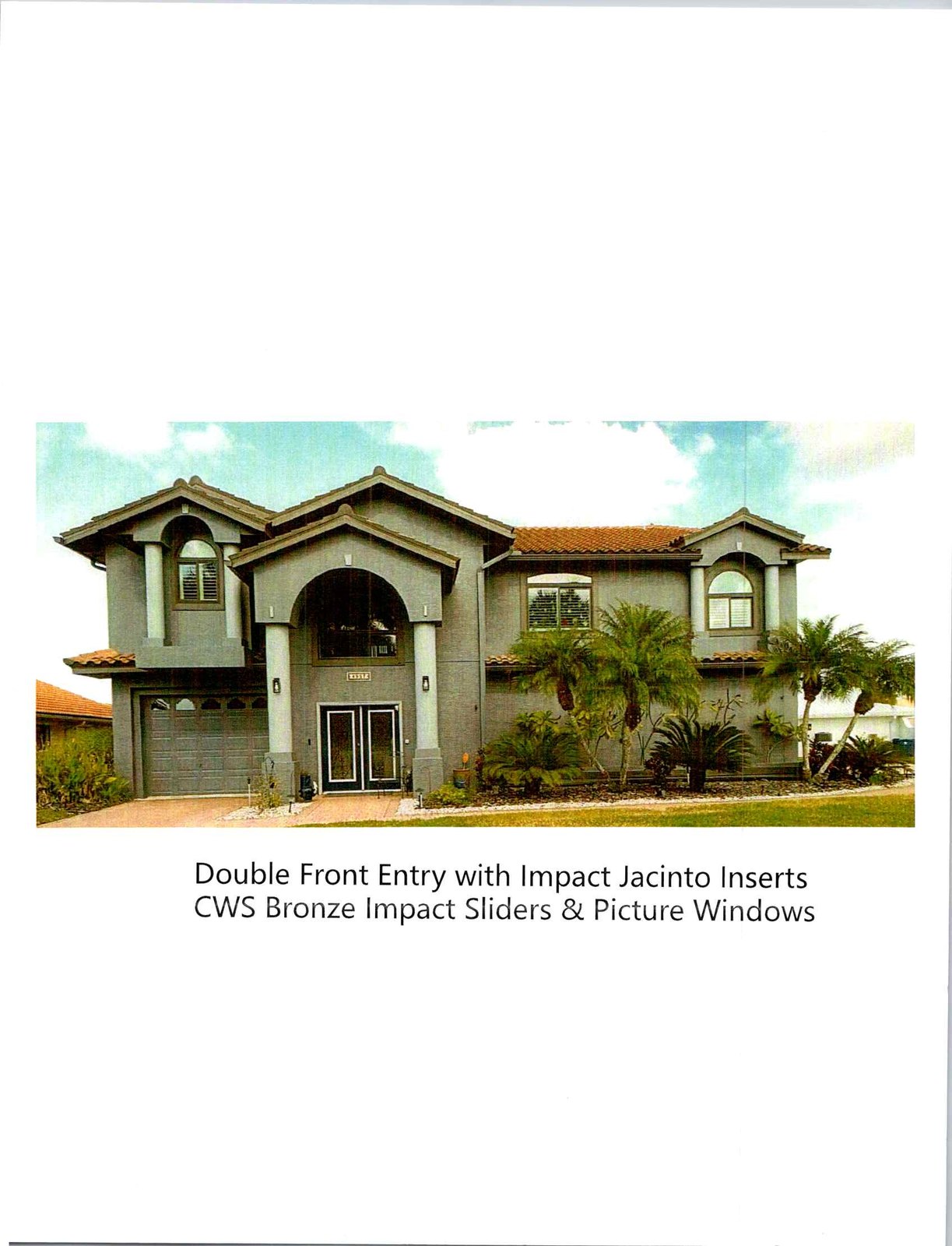 DOUBLE FRONT ENTRY WITH IMPACT JACINTO INSERTS — photo 2