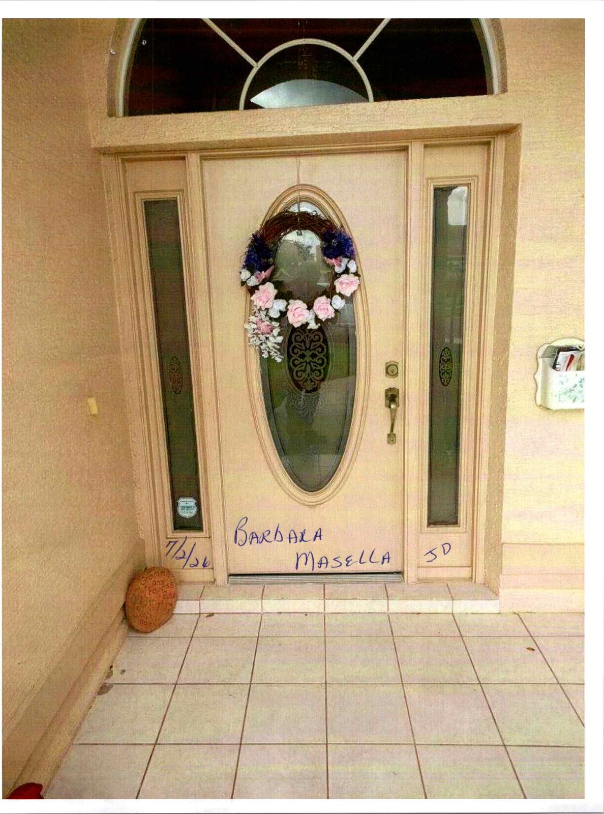FRONT ENTRY DOOR WITH SIDELITES — photo 1