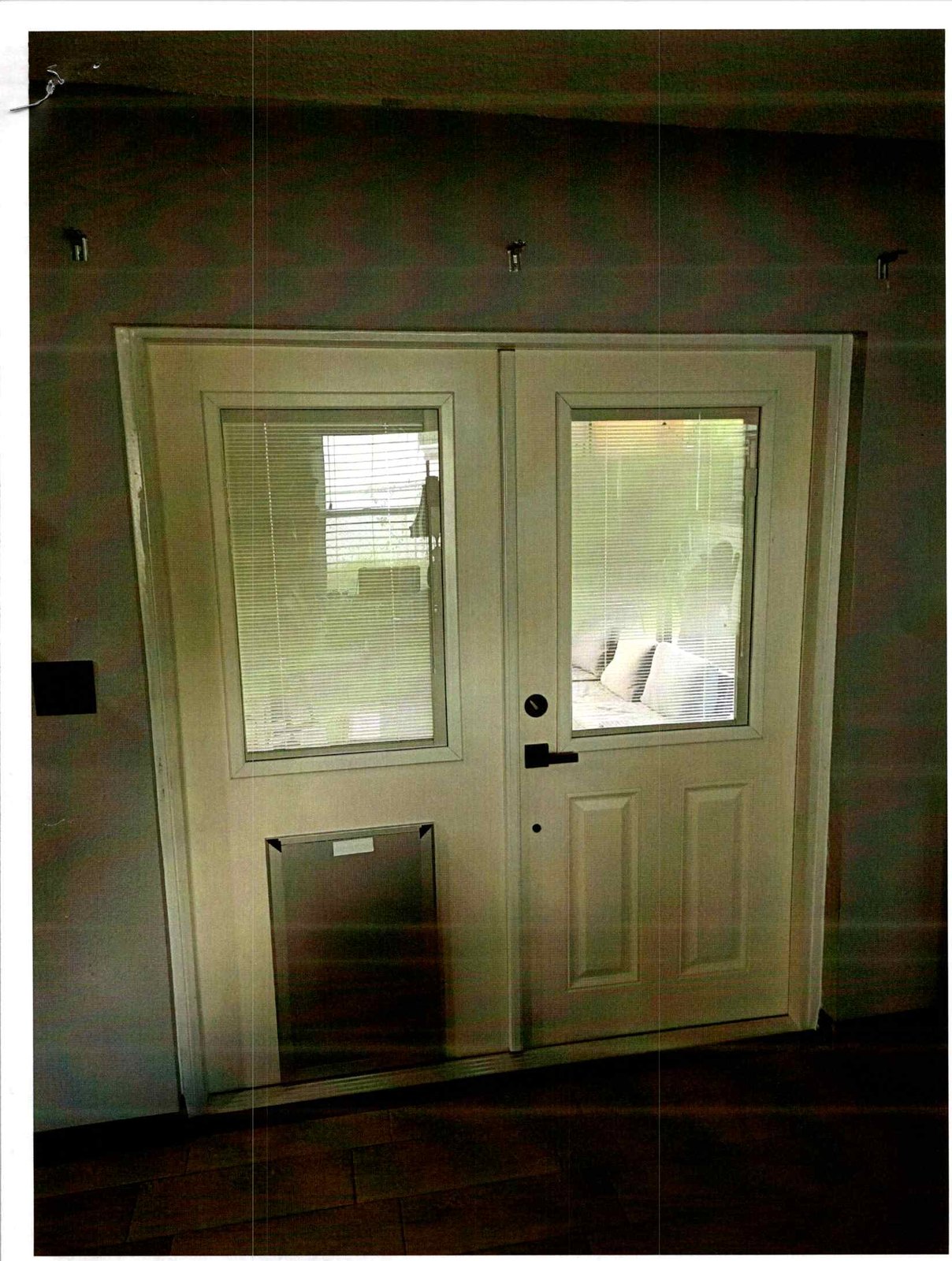 SLIDING GLASS DOOR TO FRENCH DOOR CONVERSION — photo 2