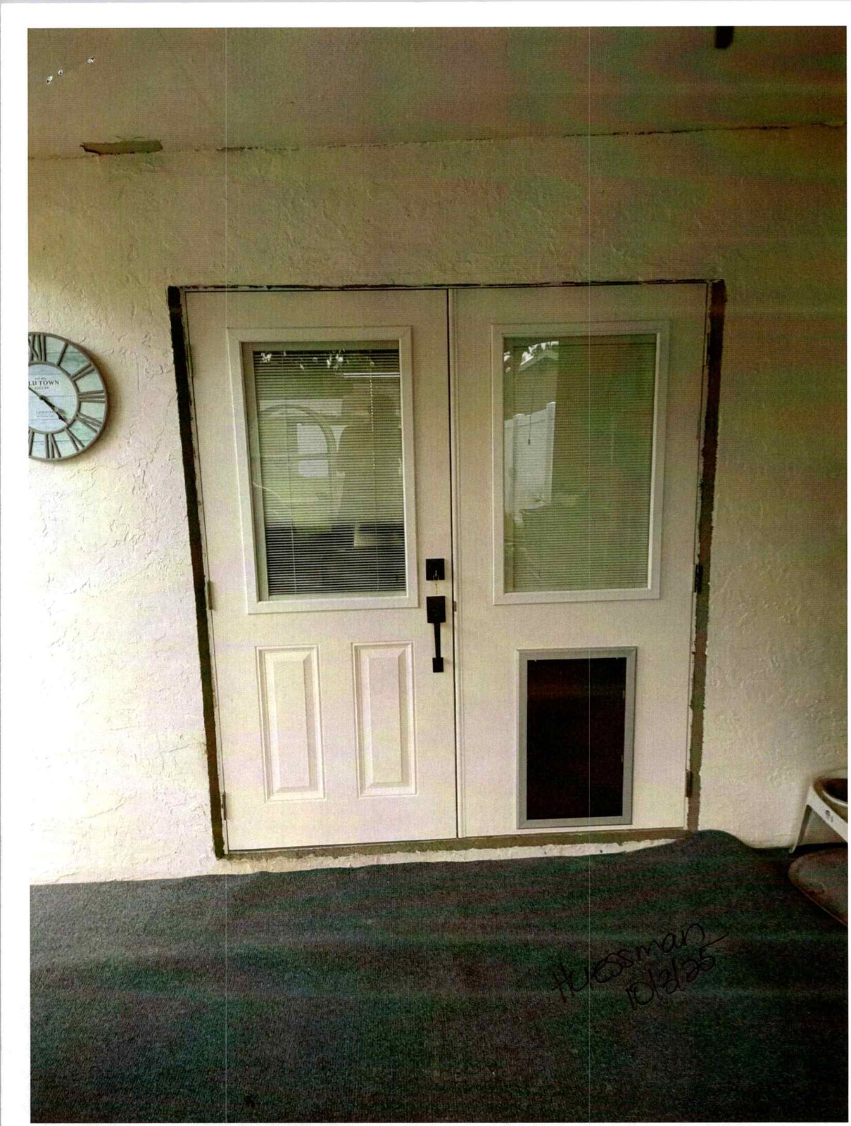 SLIDING GLASS DOOR TO FRENCH DOOR CONVERSION — photo 3